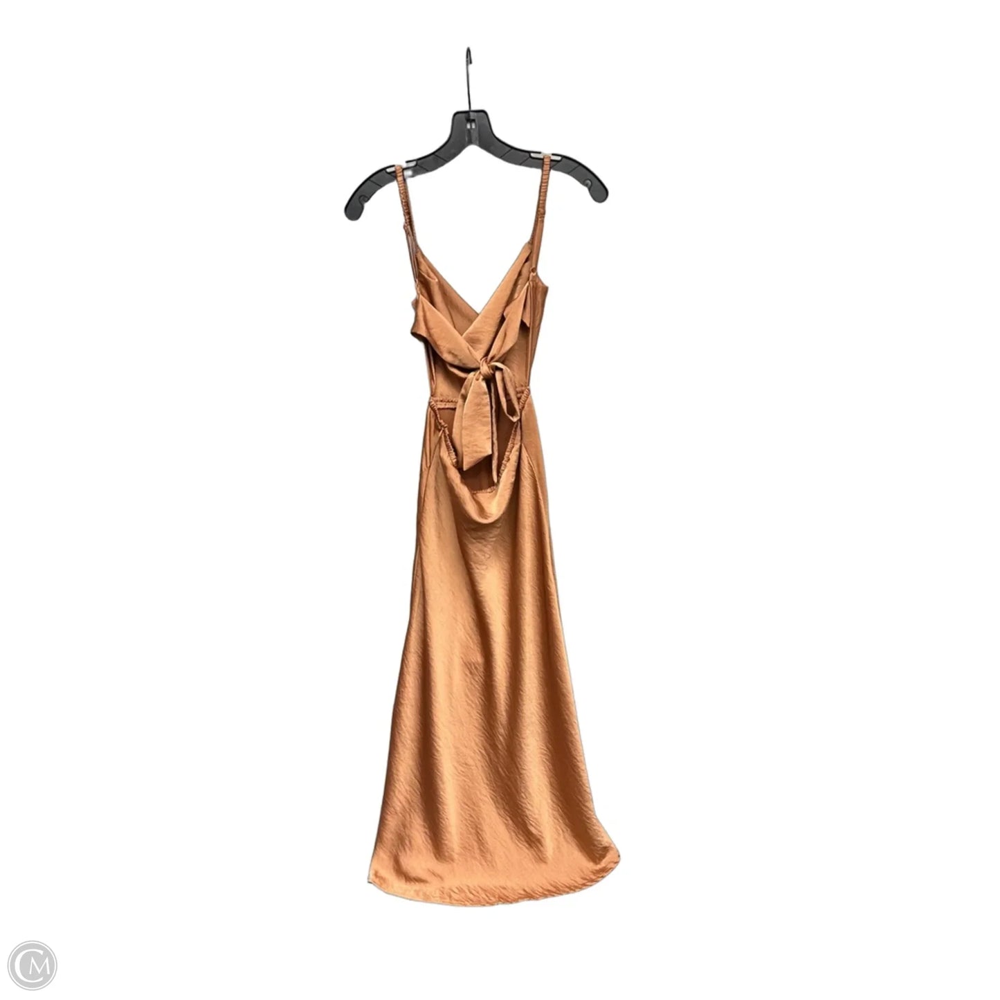 Dress Casual Maxi By Hello Molly In Bronze, Size: Xs