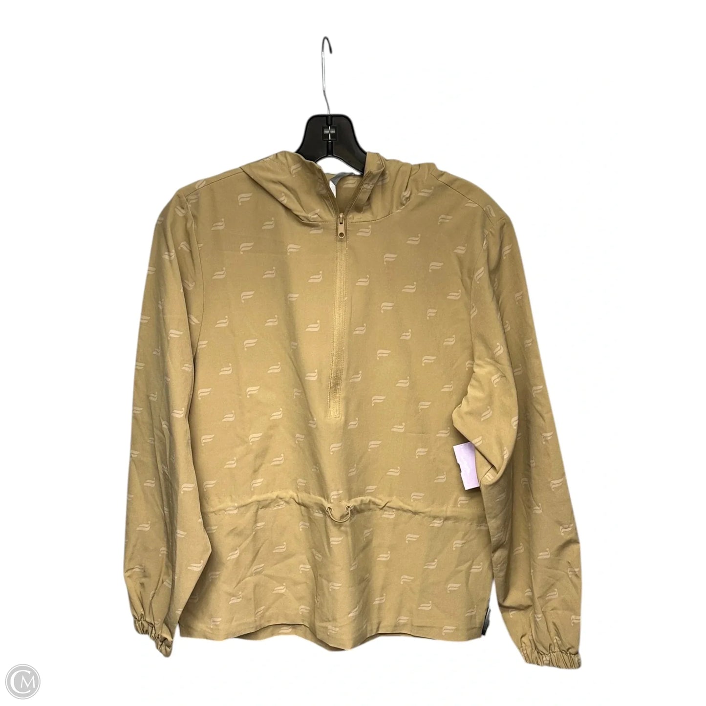 Athletic Jacket By Fabletics In Tan, Size: Xs