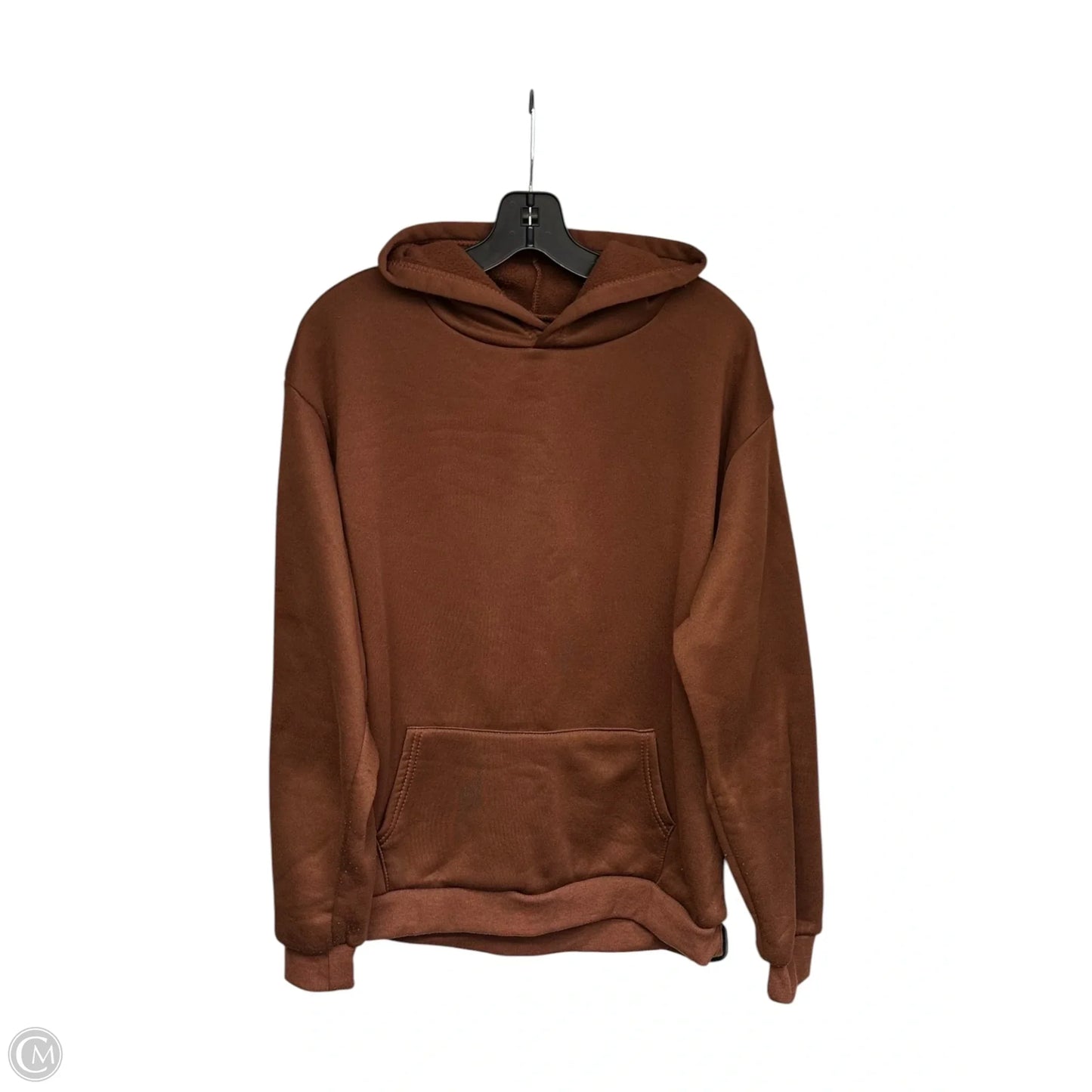 Sweatshirt Hoodie By Shein In Brown, Size: L