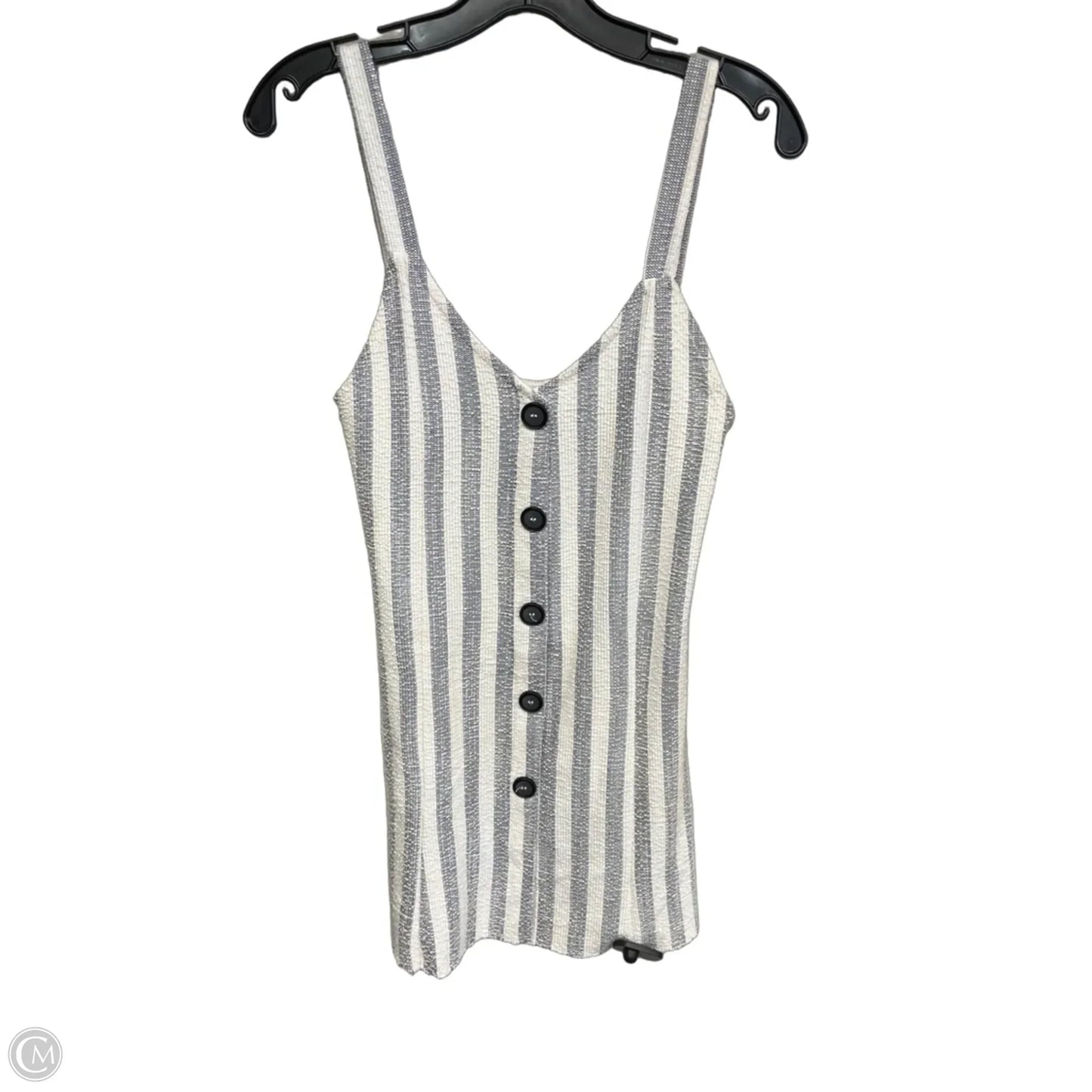 Tunic Sleeveless By Zara In Striped Pattern, Size: S