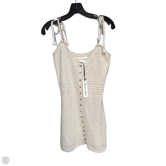 Dress Casual Midi By Olive And Oak In Beige, Size: L