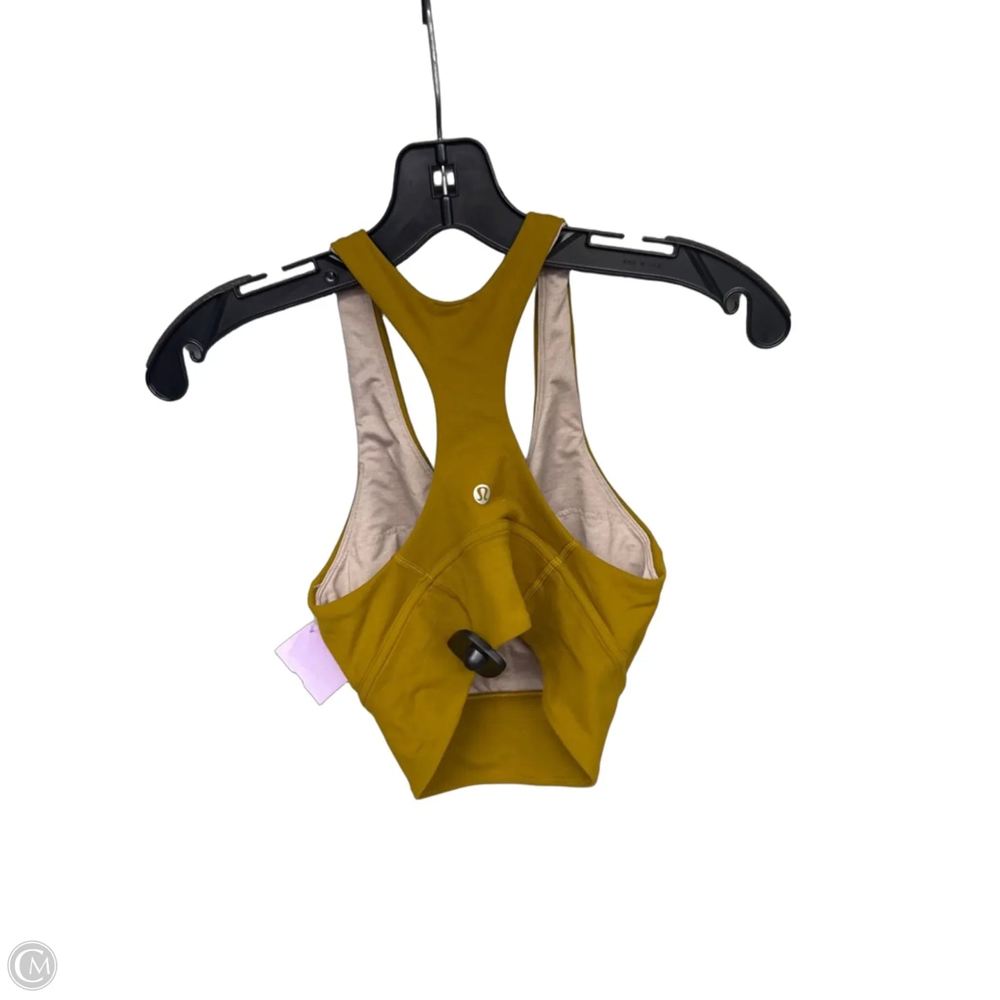 Athletic Bra By Lululemon In Yellow, Size: 6