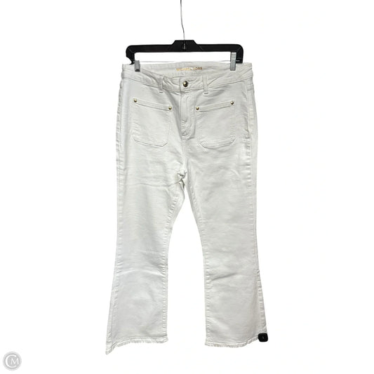 Jeans Designer By Michael Kors In White, Size: 10