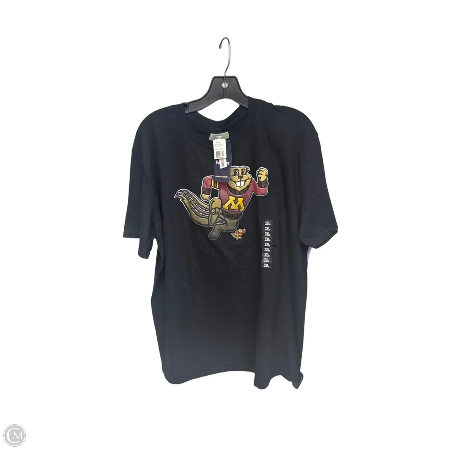 Athletic Top Short Sleeve By Fanatics In Black, Size: Xl