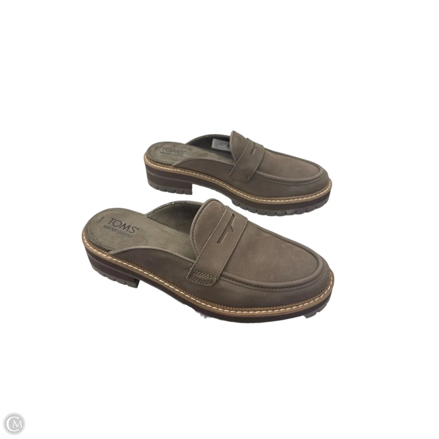 Shoes Heels Block By Toms In Green, Size: 8