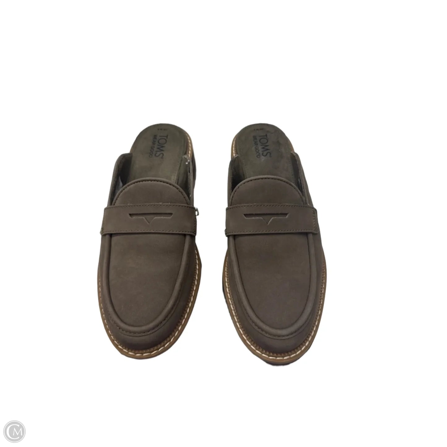 Shoes Heels Block By Toms In Green, Size: 8