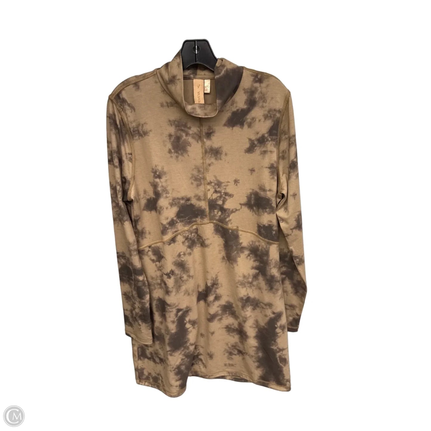 Dress Casual Midi By Clothes Mentor In Brown, Size: L