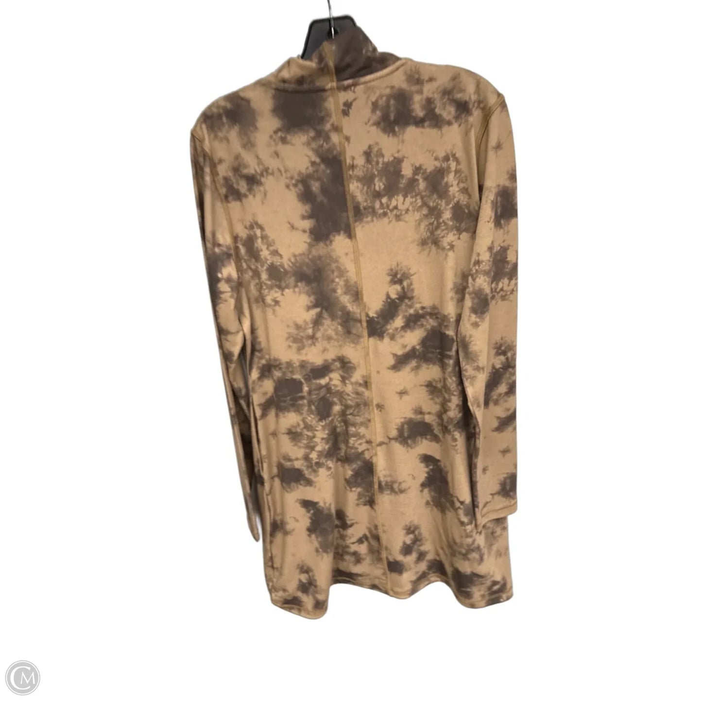 Dress Casual Midi By Clothes Mentor In Brown, Size: L