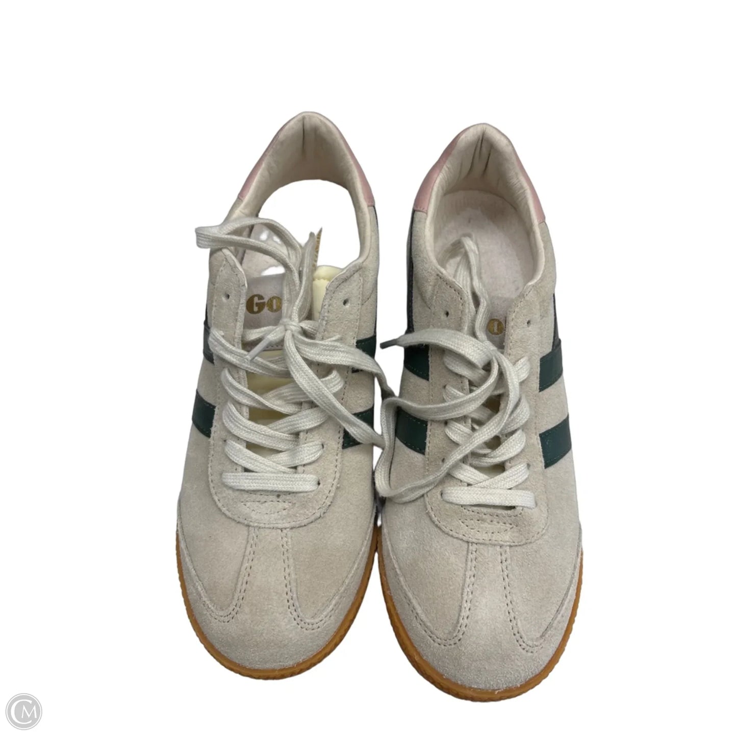 Shoes Sneakers By Gola In Green & Tan, Size: 7.5