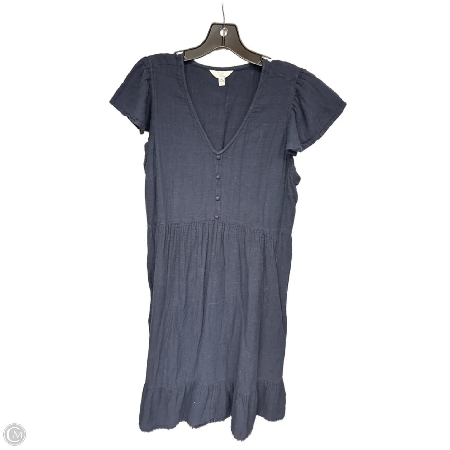 Dress Casual Maxi By Time And Tru In Navy, Size: Xl