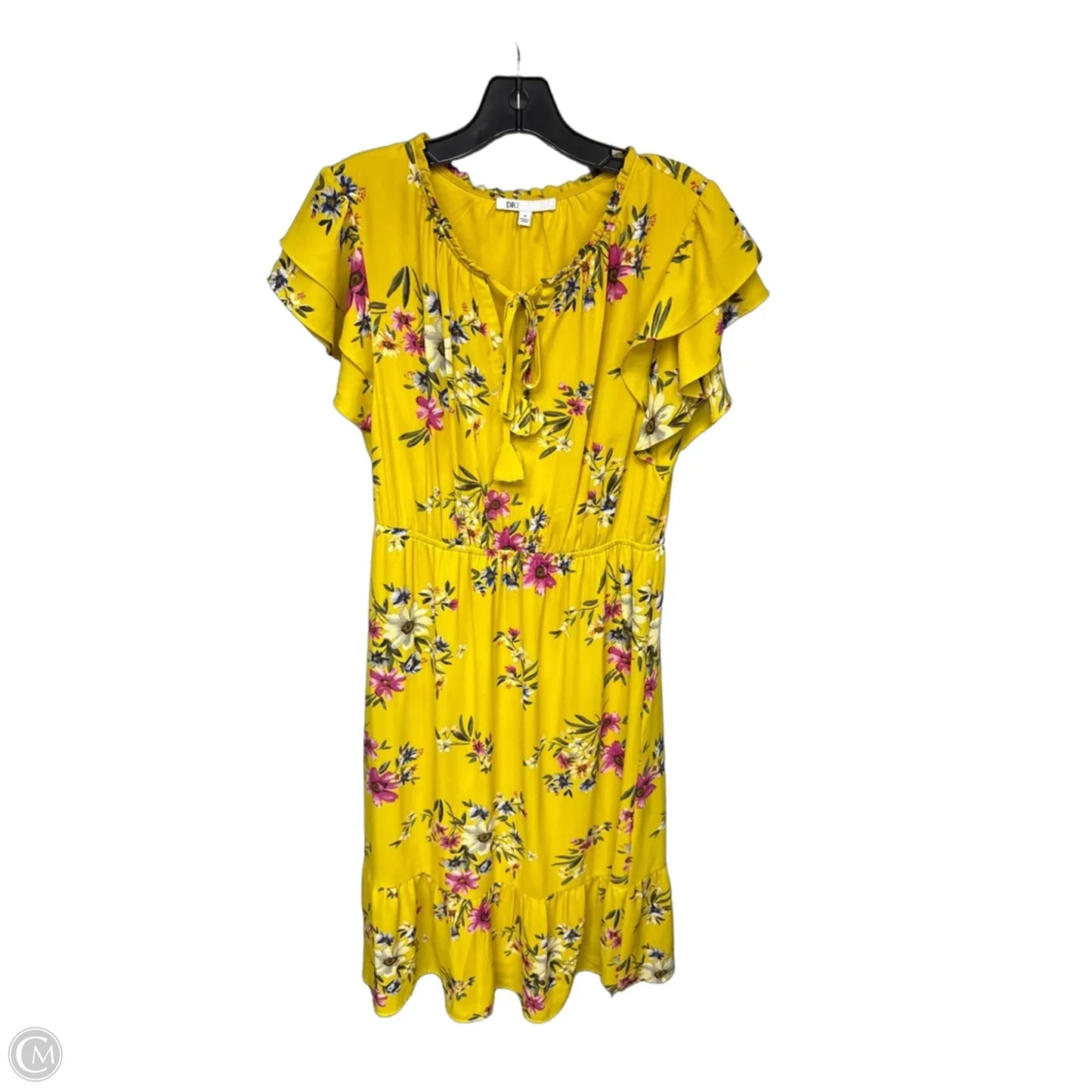 Dress Casual Maxi By Dr2 In Pink & Yellow, Size: M