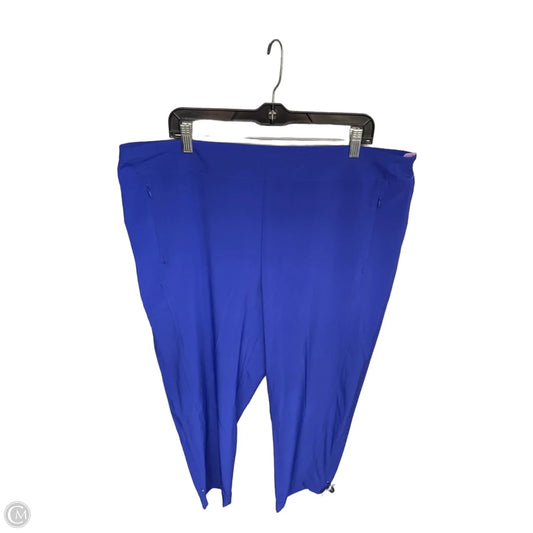 Pants Cropped By Chicos In Blue, Size: 18