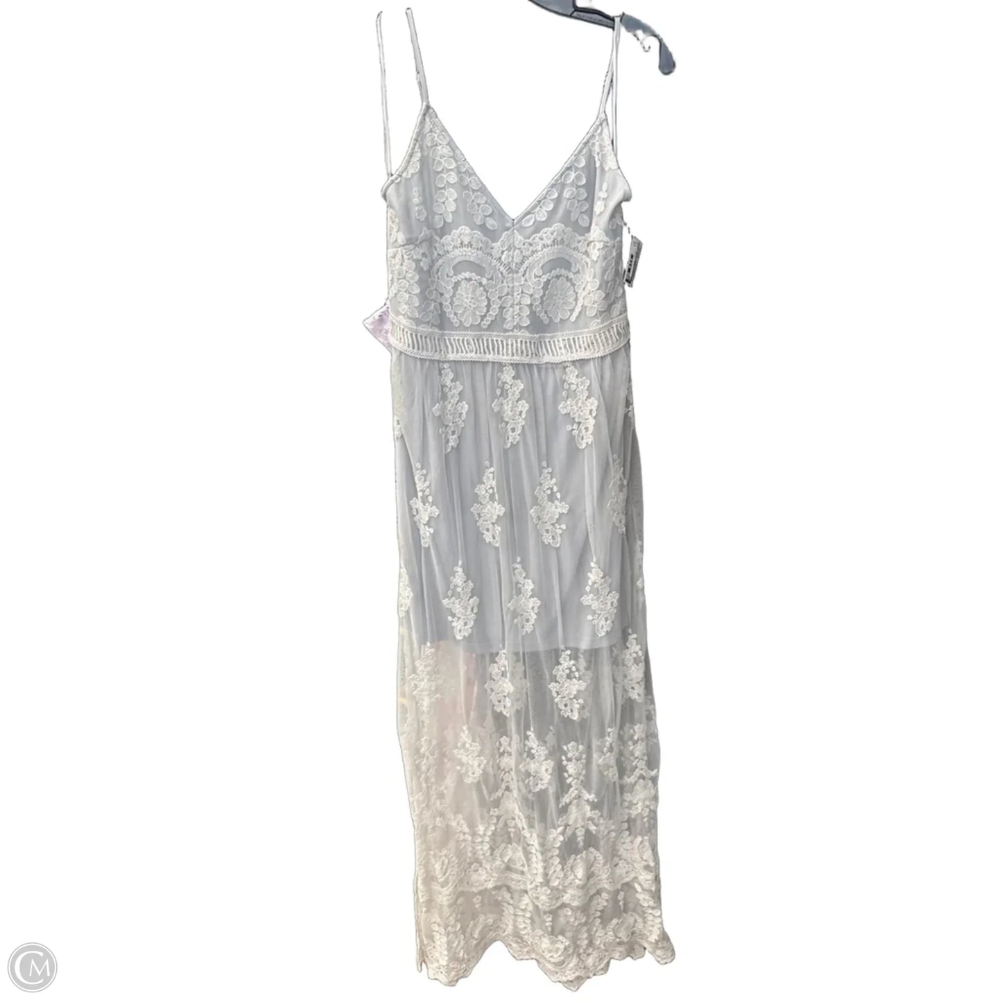 Dress Casual Maxi By Altard State In Blue & White, Size: M