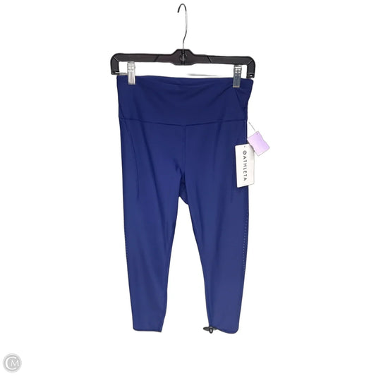 Athletic Leggings By Athleta In Blue, Size: M