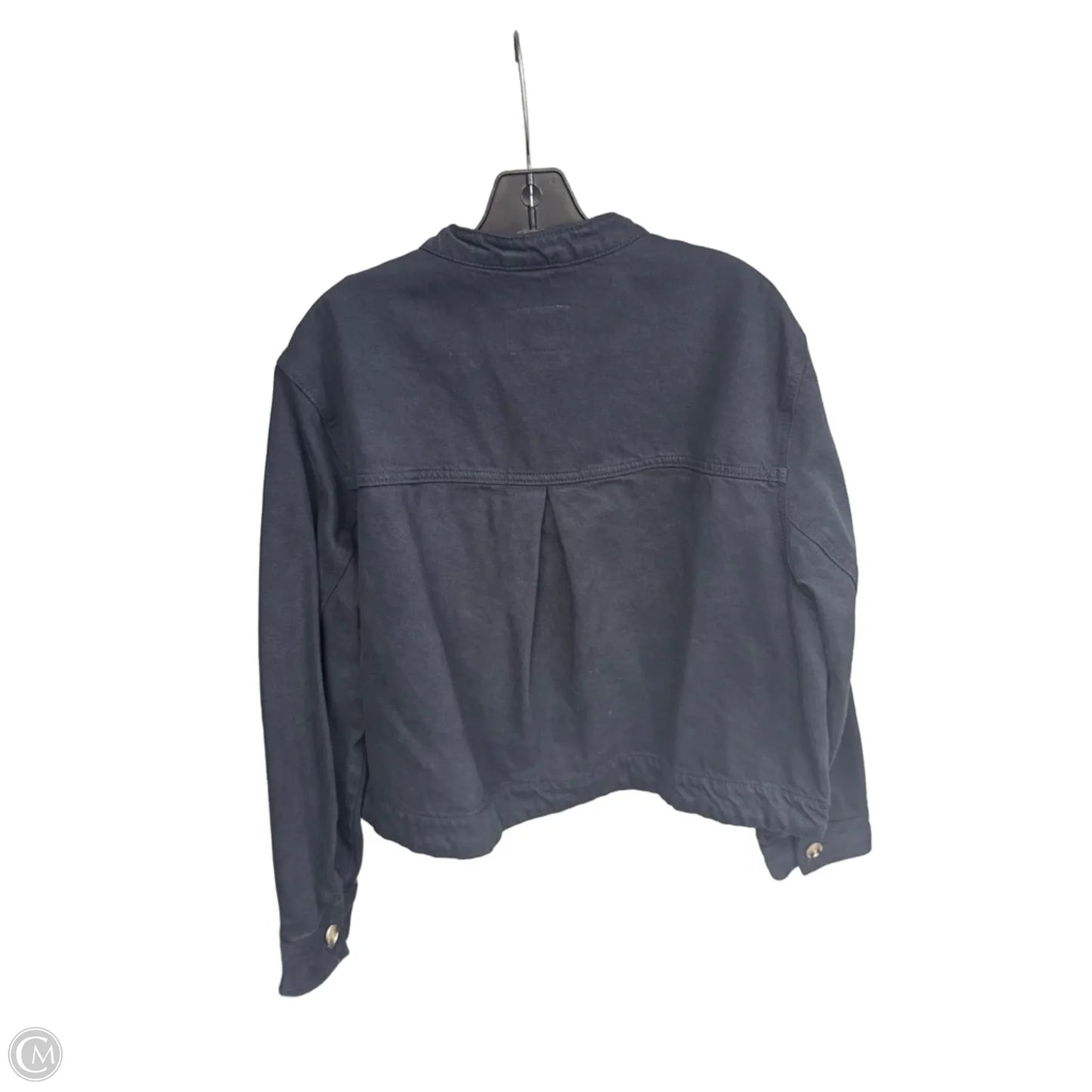 Jacket Denim By H&m In Black Denim, Size: L