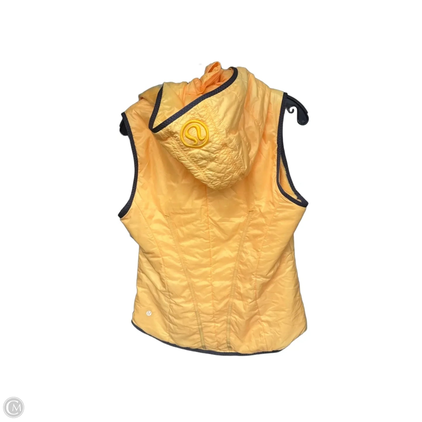 Athletic Jacket By Lululemon In Orange, Size: 10