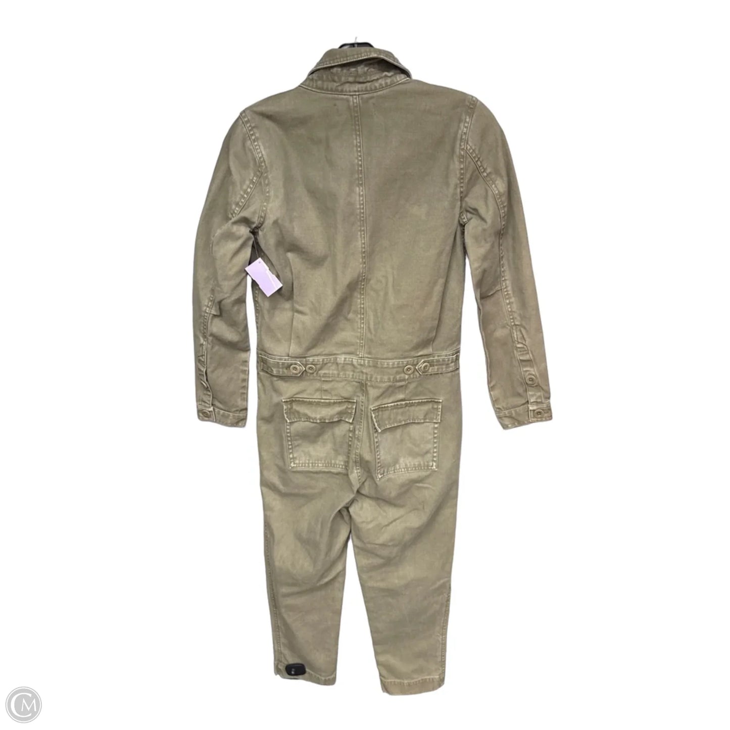Jumpsuit By Madewell In Green Denim, Size: Xxs