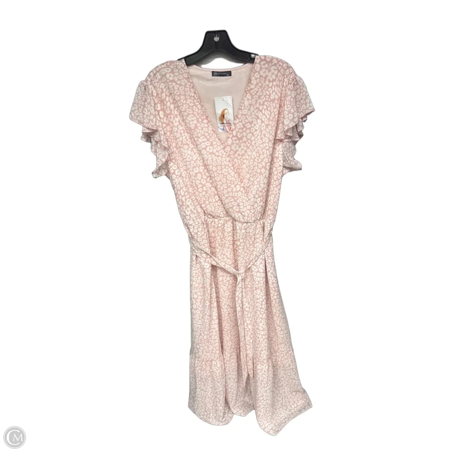 Dress Casual Maxi By Prettygarden In Pink & White, Size: Xxl