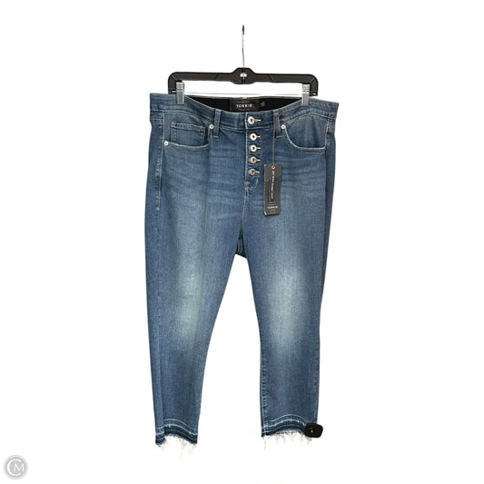 Jeans Skinny By Torrid In Blue Denim, Size: 18