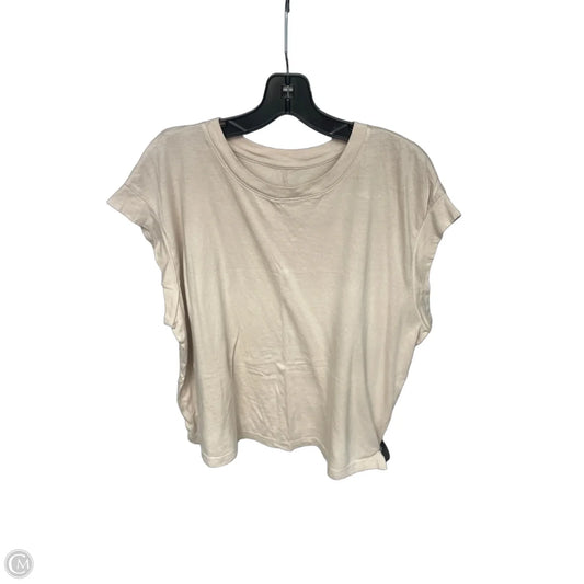 Top Sleeveless By A New Day In Beige, Size: Xxl