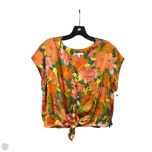 Top Sleeveless By Dr Martens In Green & Orange, Size: Xl