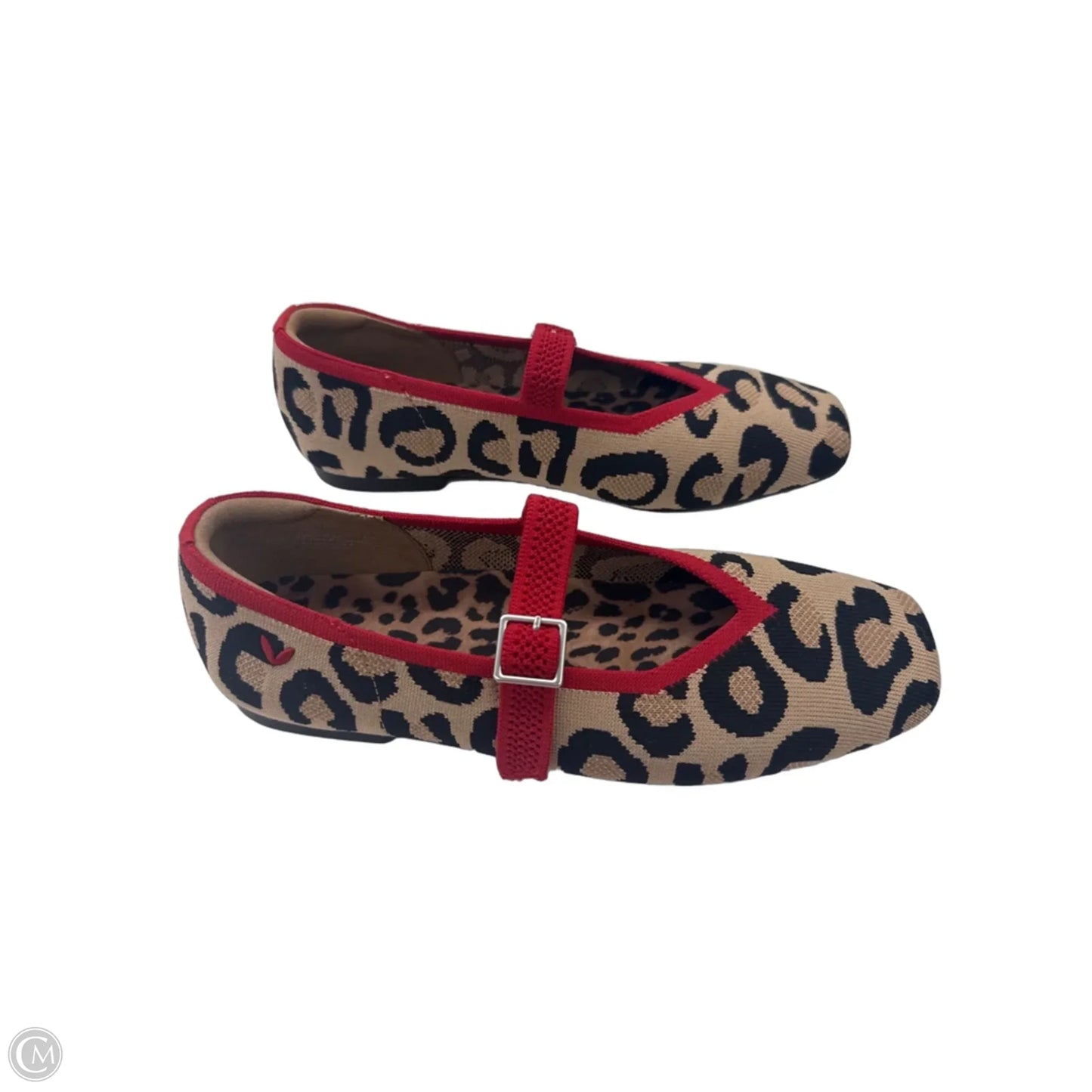 Shoes Flats By Vivaia In Animal Print, Size: