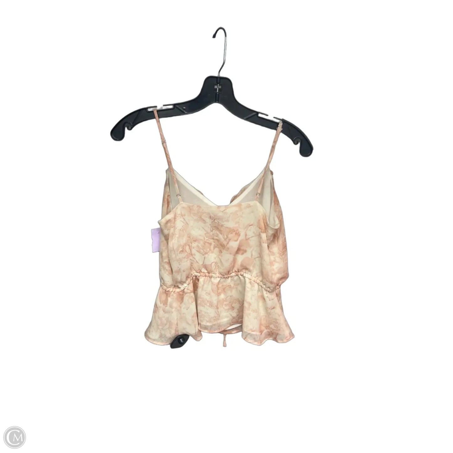 Top Sleeveless By Express In Peach, Size: Xxs