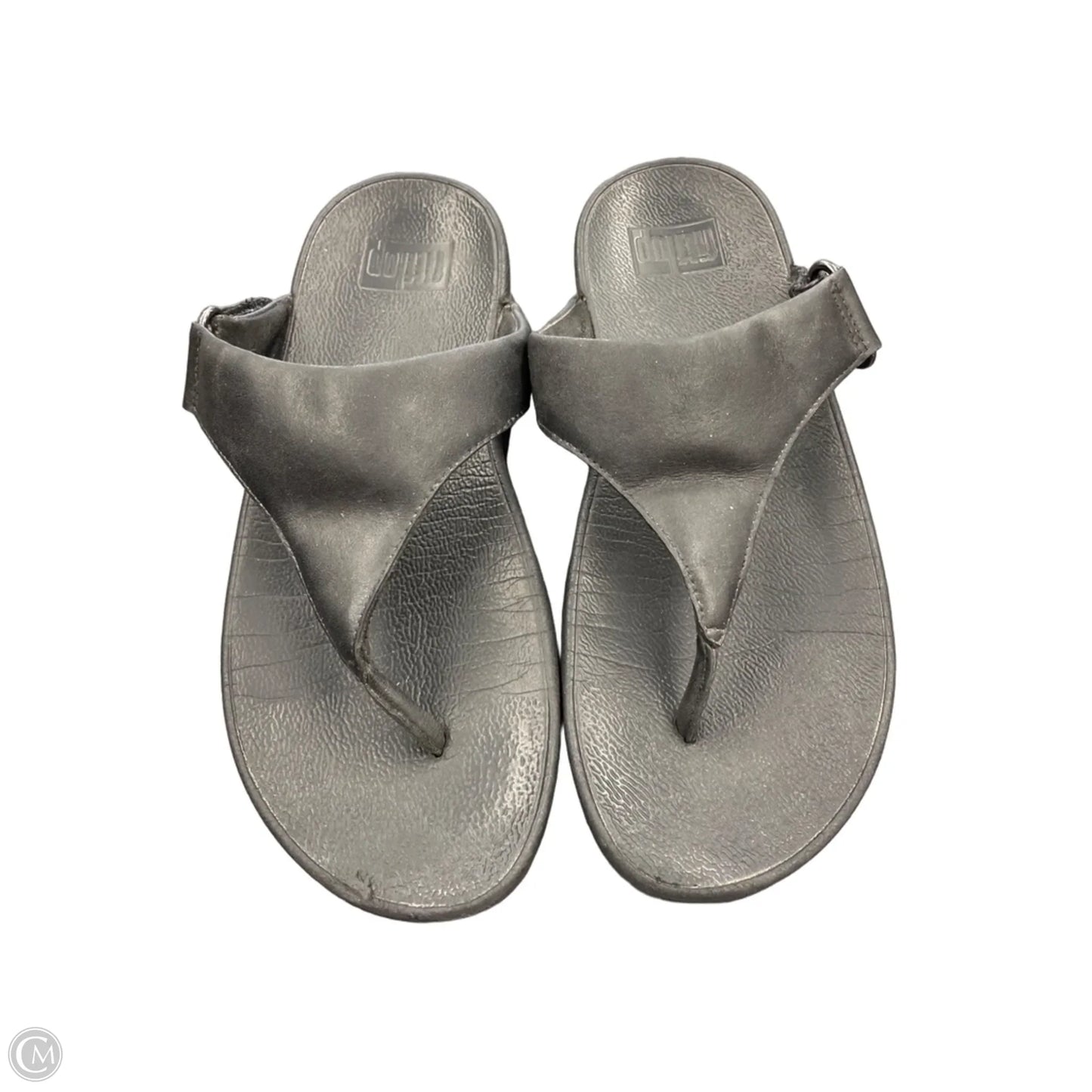 Sandals Flip Flops By Fitflop In Black, Size: 7