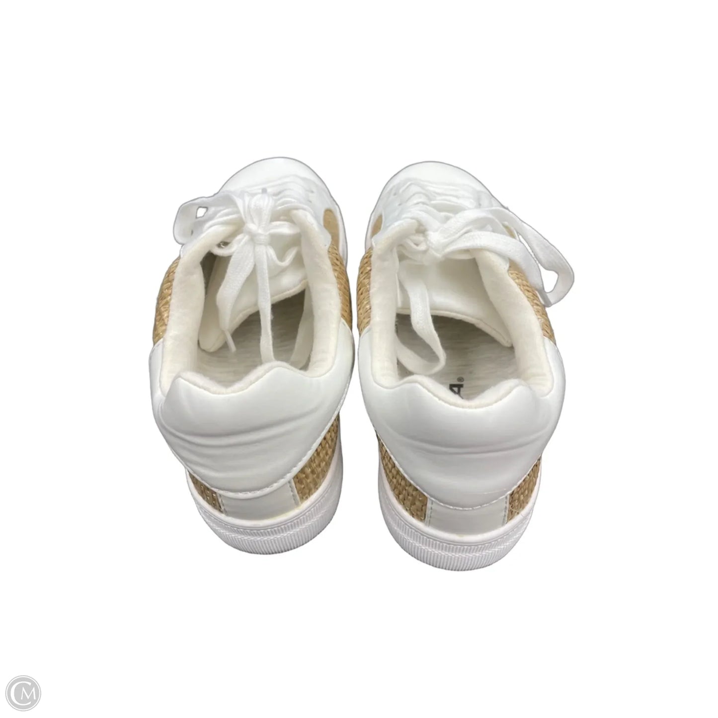 Shoes Sneakers By Soda In Tan & White, Size: 7