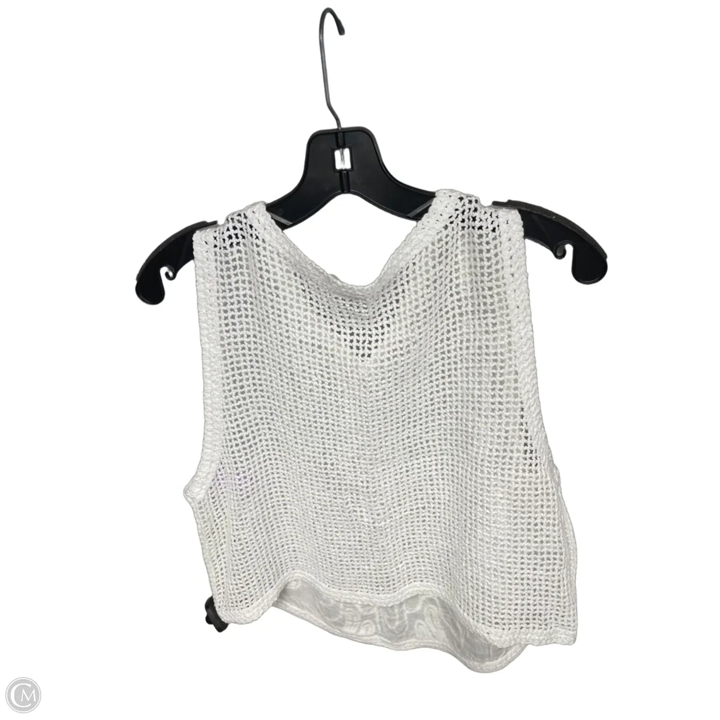 Top Sleeveless By Zara In White, Size: 6