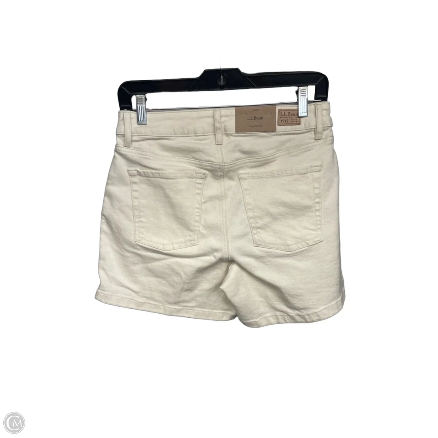 Shorts By L.l. Bean In Cream Denim, Size: 10