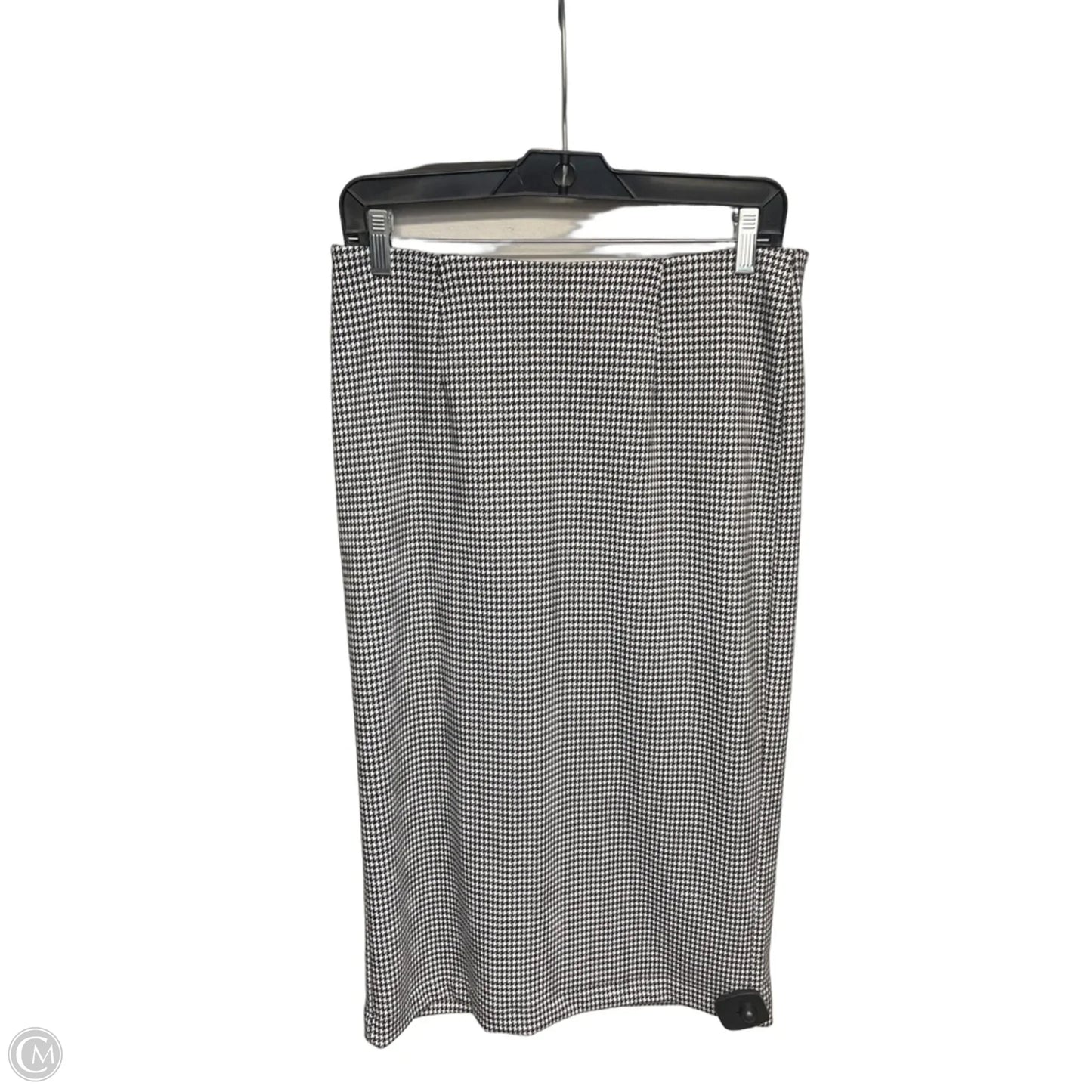 Skirt Midi By Halogen In Checkered Pattern, Size: S