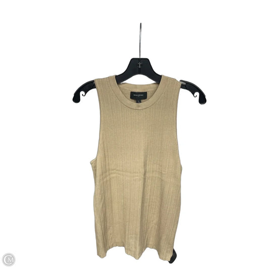 Top Sleeveless By Banana Republic In Beige, Size: L