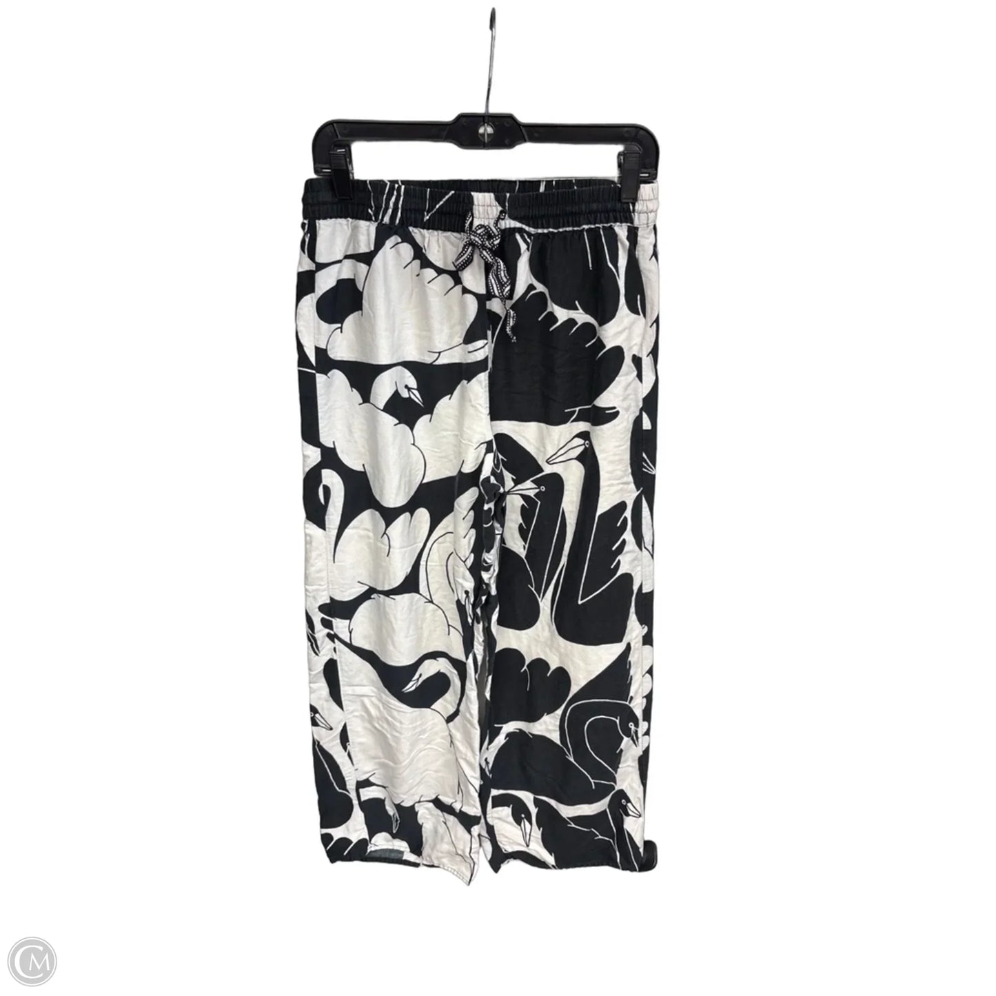 Pants Lounge By Anthropologie In Black & White, Size: M