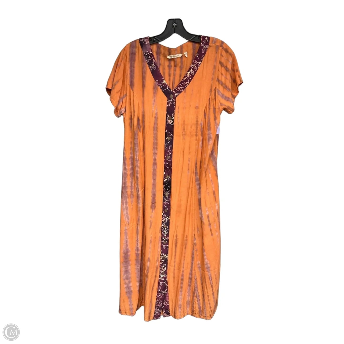 Dress Casual Maxi By Soft Surroundings In Orange, Size: Lp