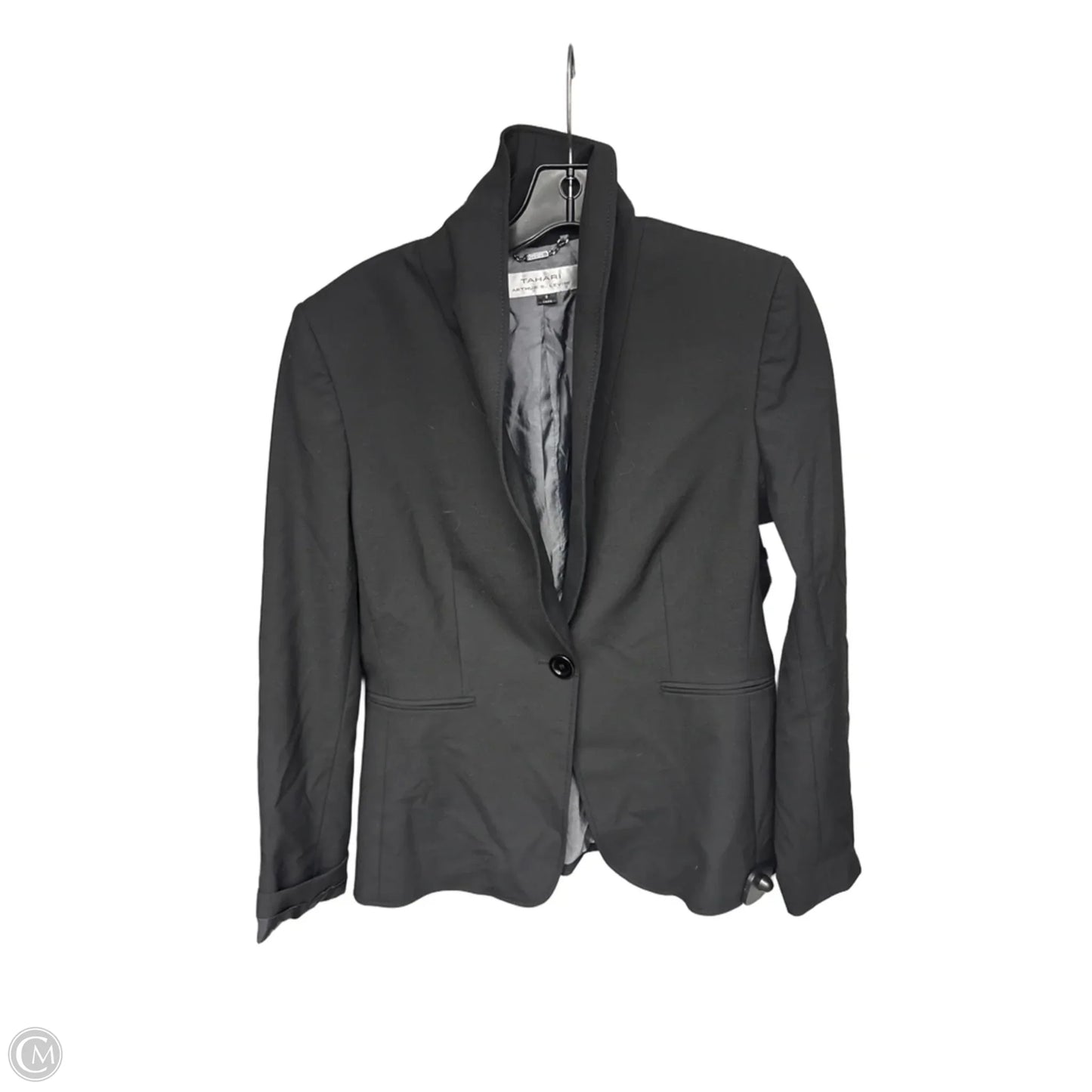 Blazer By Tahari By Arthur Levine In Black, Size: 8