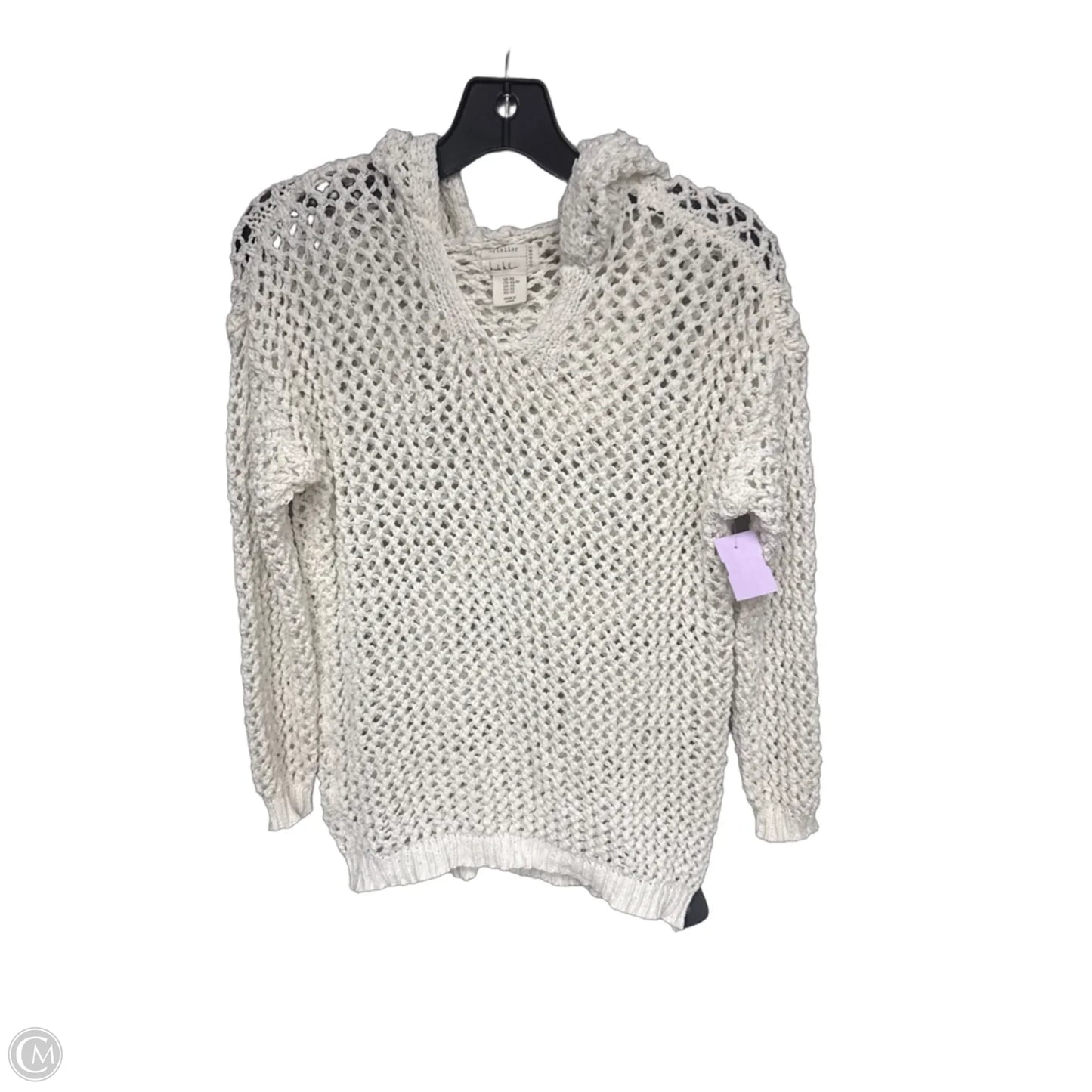 Sweater By Nicole Miller In White, Size: Xs