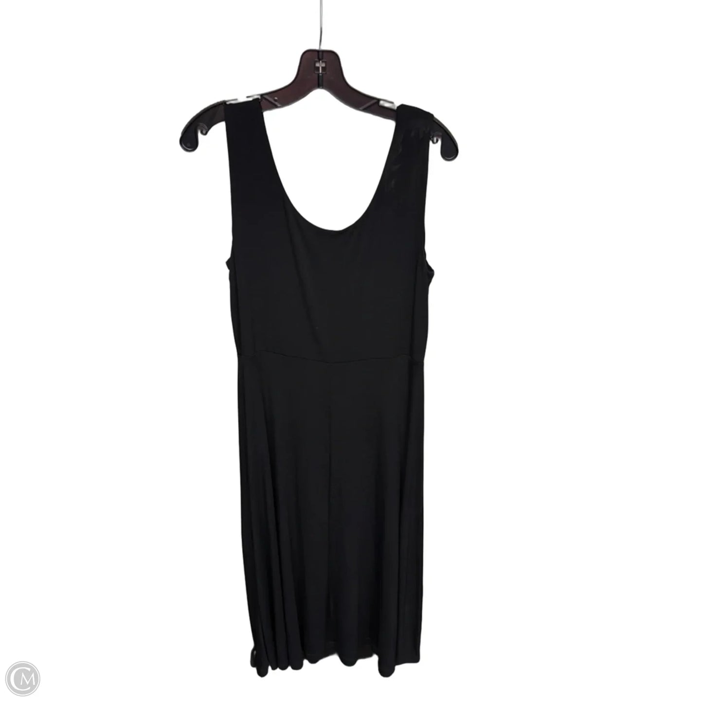 Dress Casual Maxi By Nicole Miller In Black, Size: L