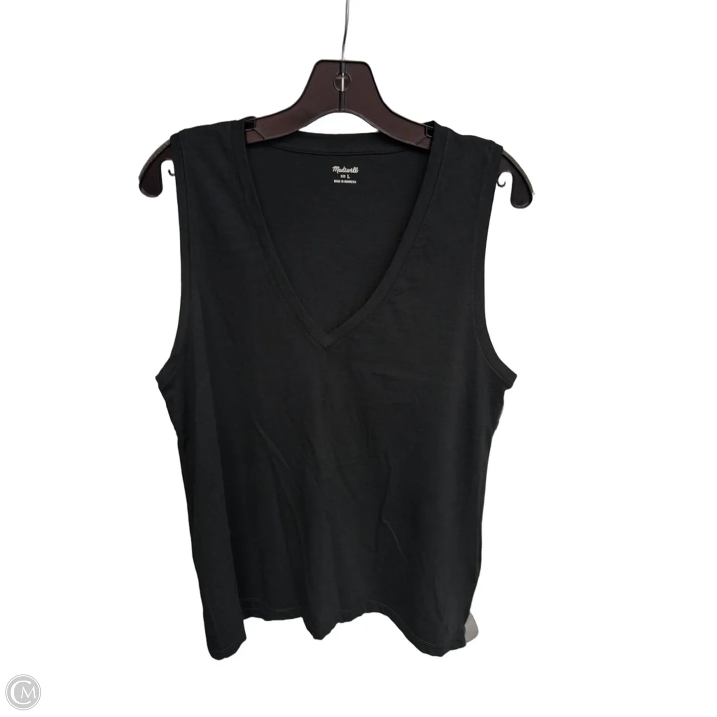 Top Sleeveless By Madewell In Black, Size: L