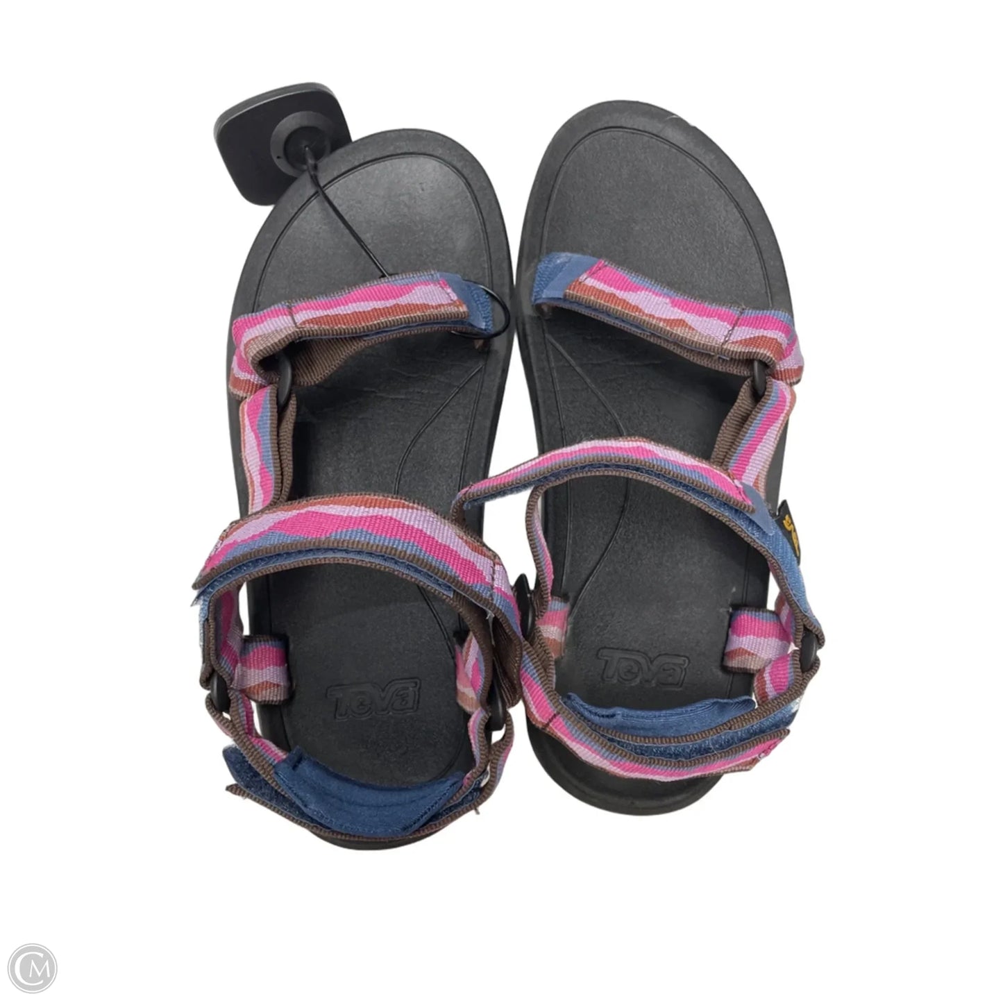 Sandals Flats By Teva In Pink & Purple, Size: 5