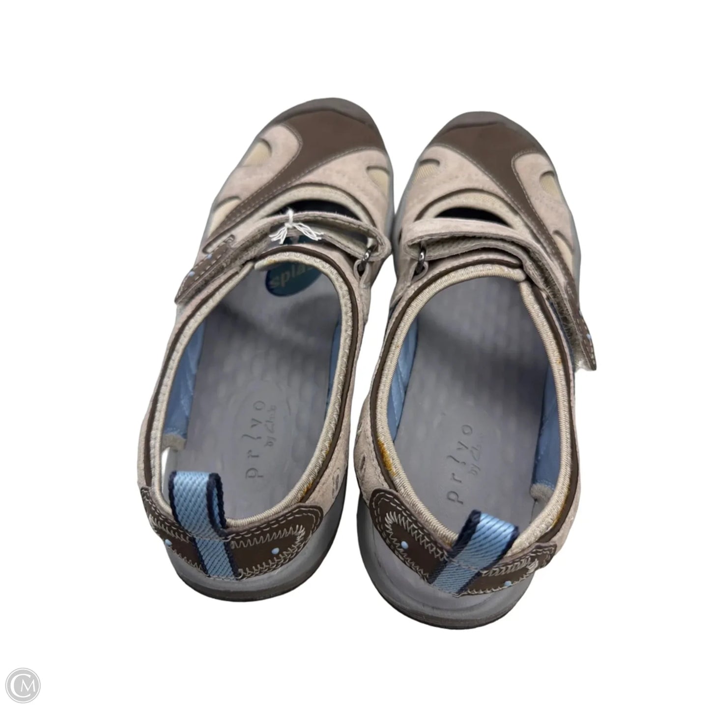 Sandals Flats By Privo In Blue & Tan, Size: 10