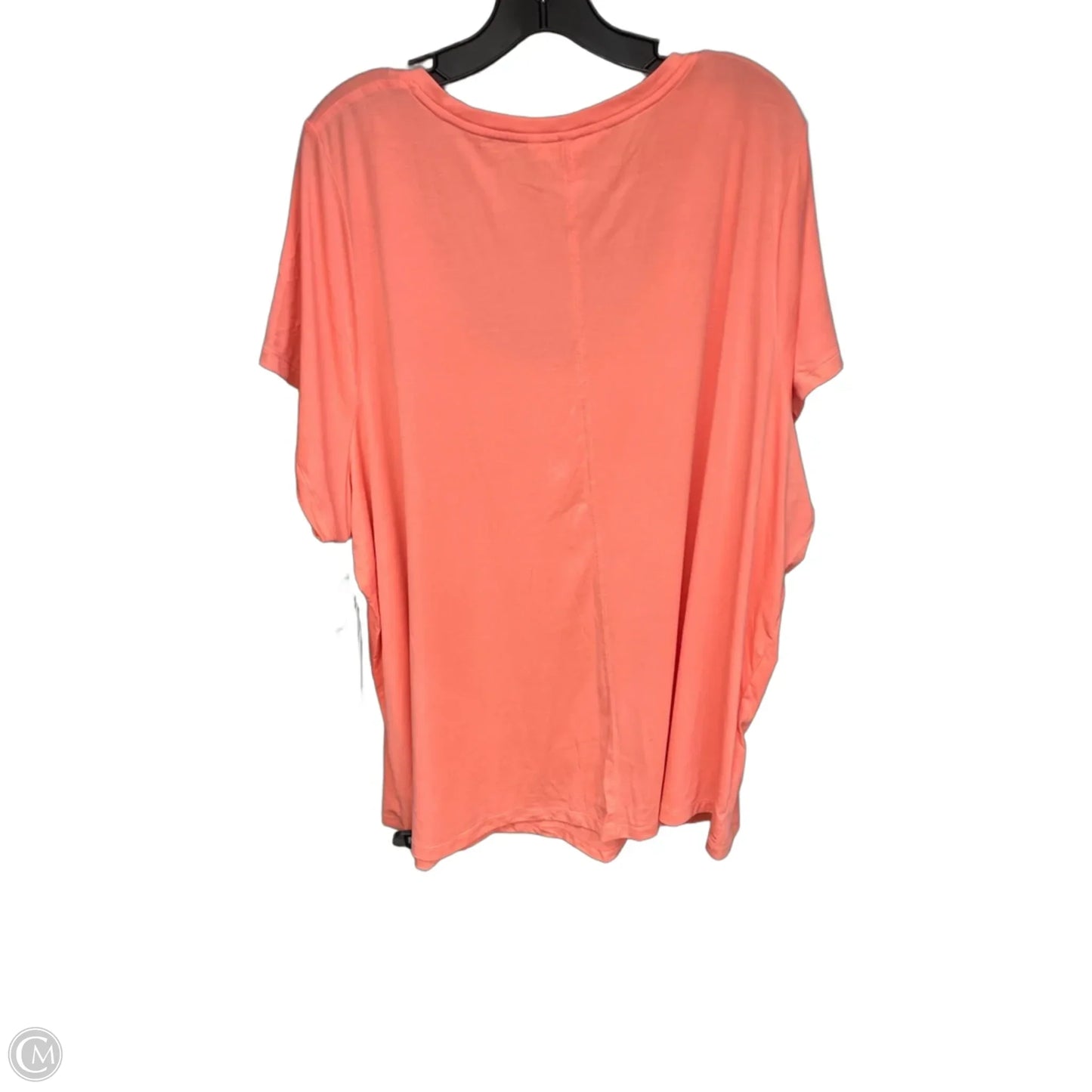 Athletic Top Short Sleeve By Athleta In Orange, Size: 3x