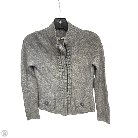 Sweater Cardigan By Moth In Grey, Size: S