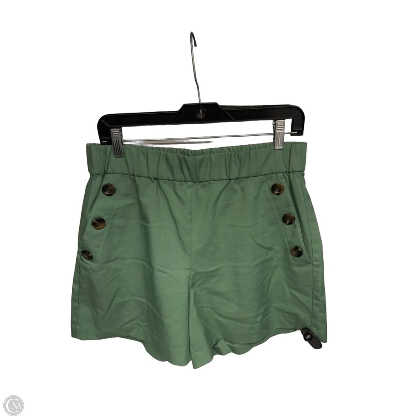 Shorts By Ann Taylor In Green, Size: M