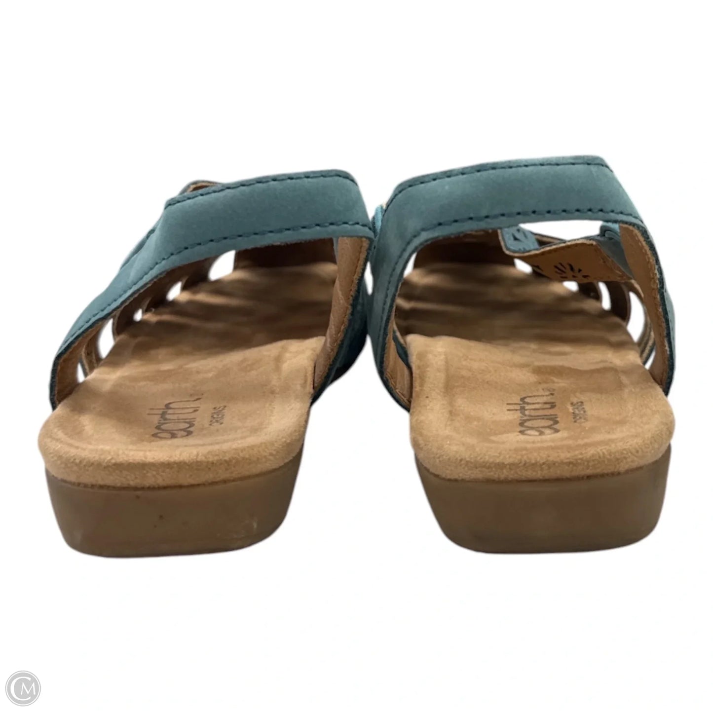 Sandals Flats By Earth In Blue, Size: 8