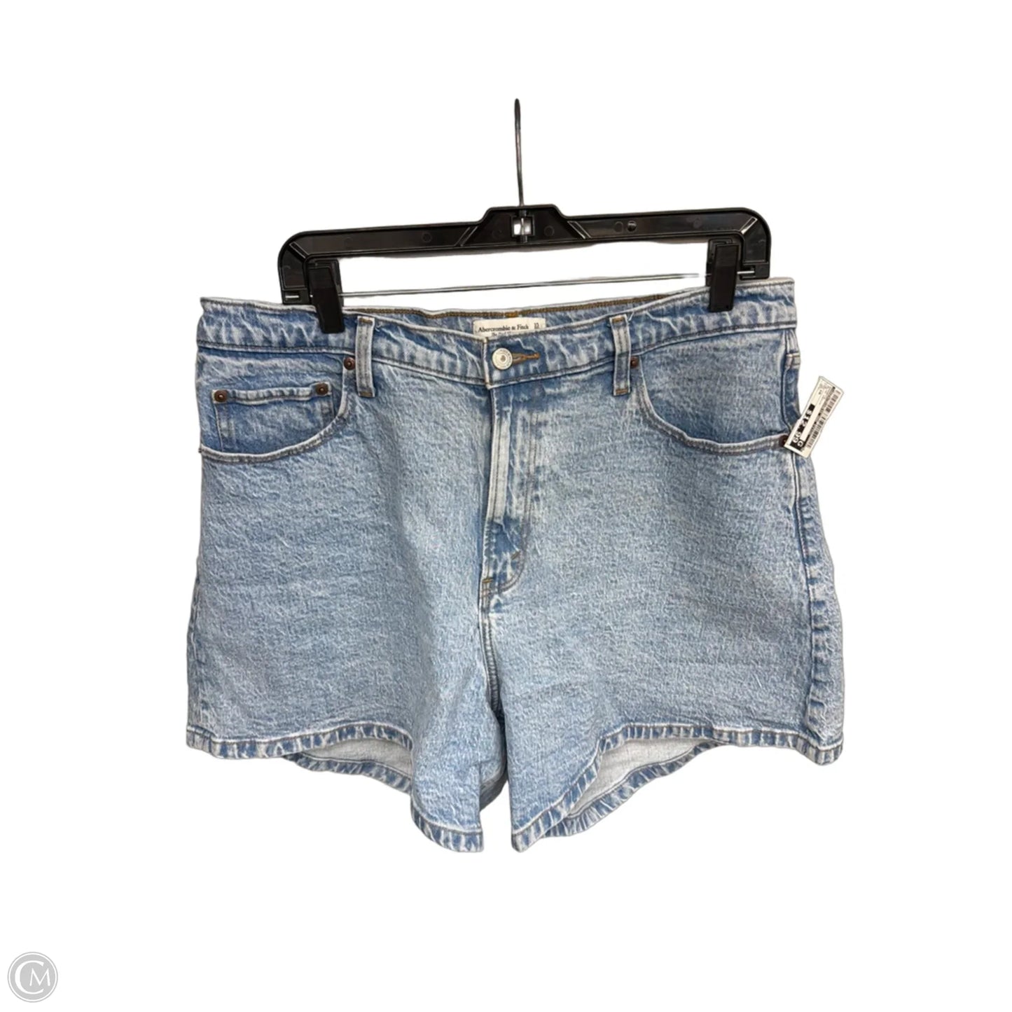 Shorts By Abercrombie And Fitch In Blue Denim, Size: 16