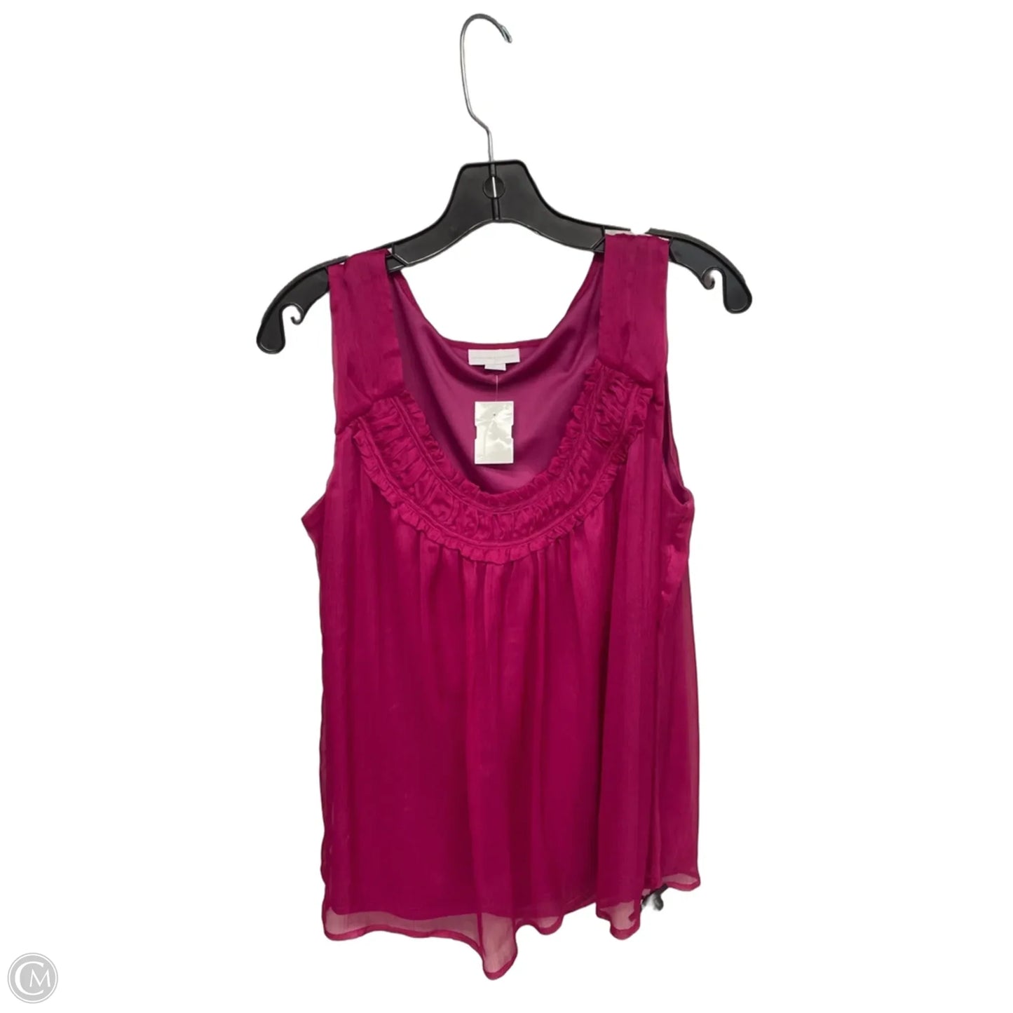 Top Sleeveless By New York And Co In Pink, Size: L