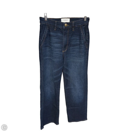 Jeans Wide Leg By Evereve In Blue Denim, Size: Xs