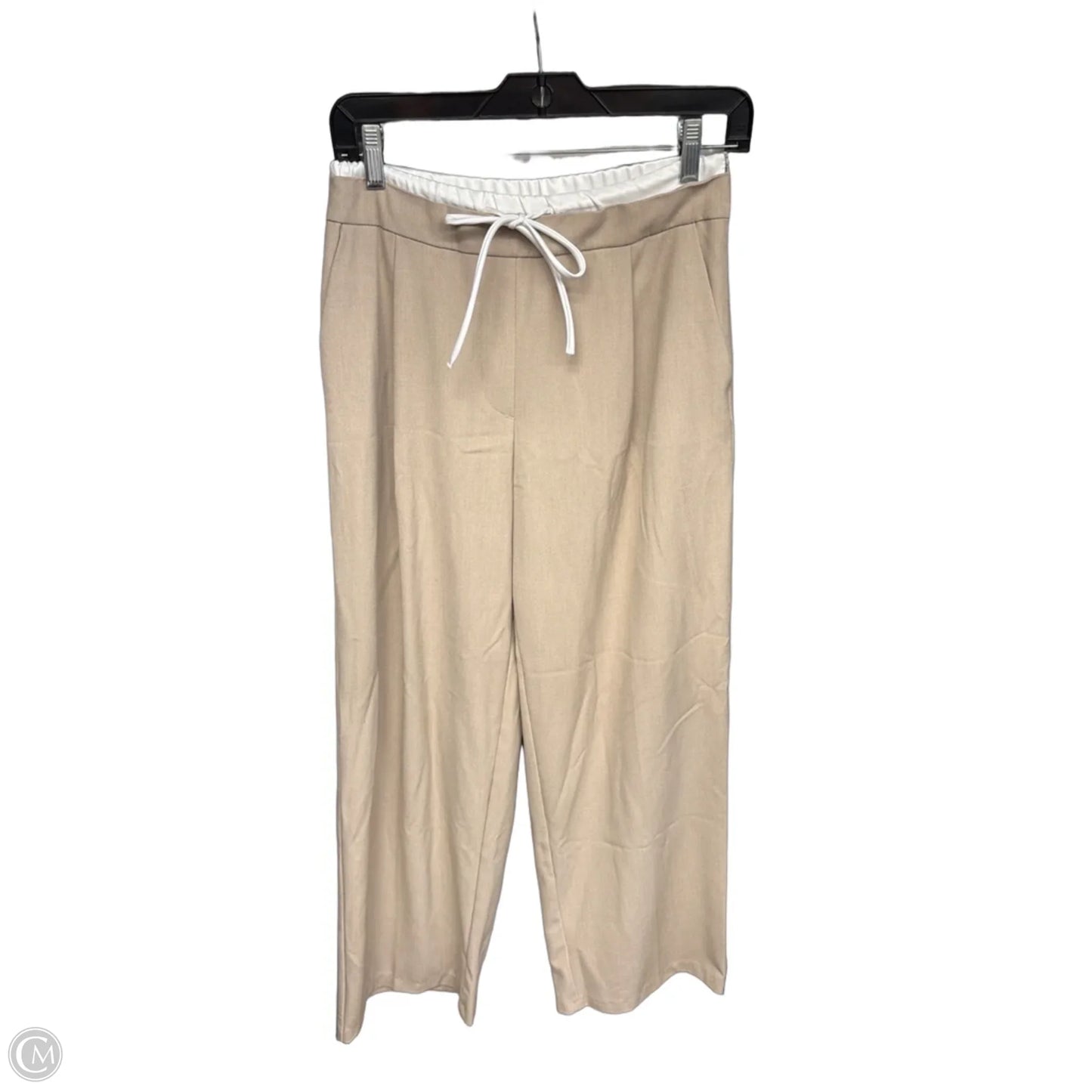 Pants Lounge By Zara In Tan & White, Size: Xs