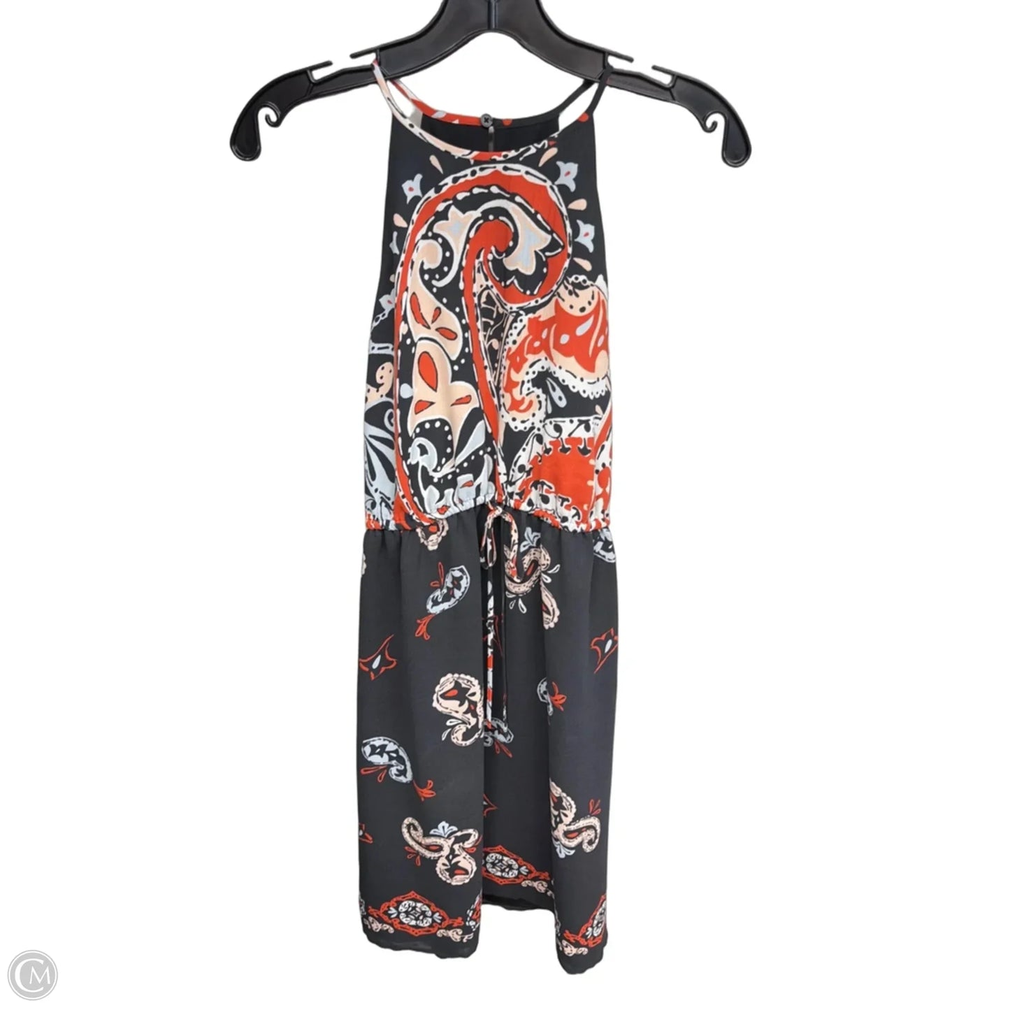 Dress Casual Midi By Loft In Blue & Orange, Size: Xsp